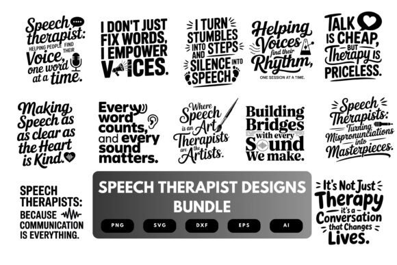 Celebrate Speech Therapy with This SVG Bundle