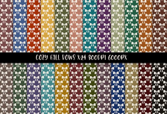 Cozy Fall Bows: Elevate Your Autumn Design Assets