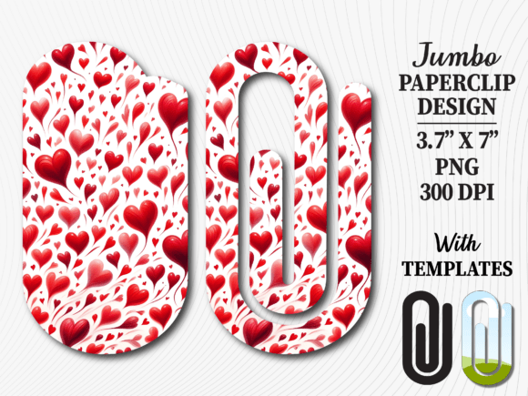 Revitalizing the Jumbo Paperclip: How Heart Pattern Valentine's Designs Are Reshaping Creative Sublimation Trends