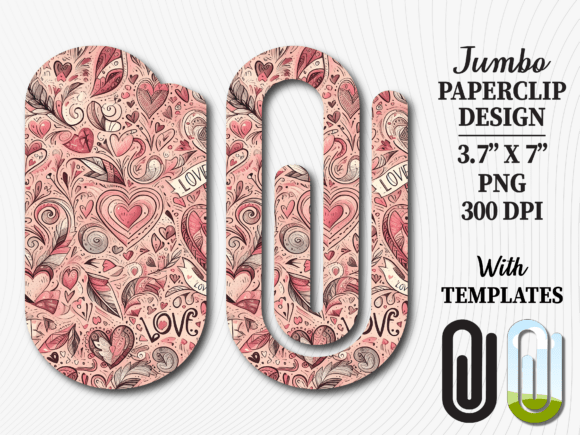 Valentines Day Love Script Paperclip PNG: A Creative Digital Asset for Personalized Gifts